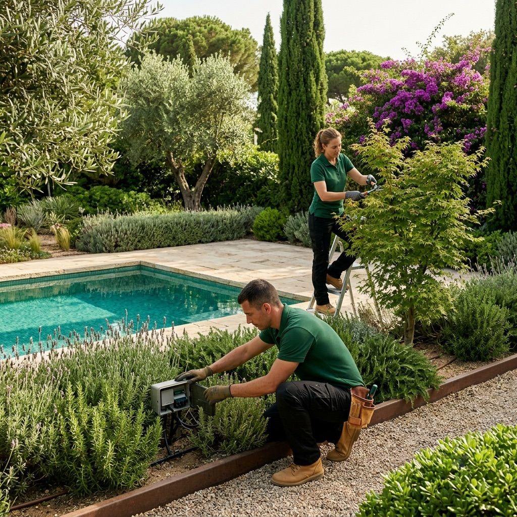 Garden maintenance in Barcelona